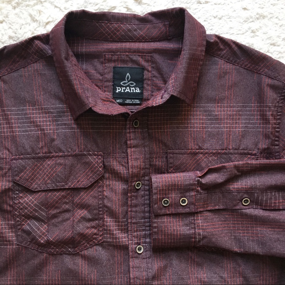 PrAna Casual Longsleeve Button Down Shirt